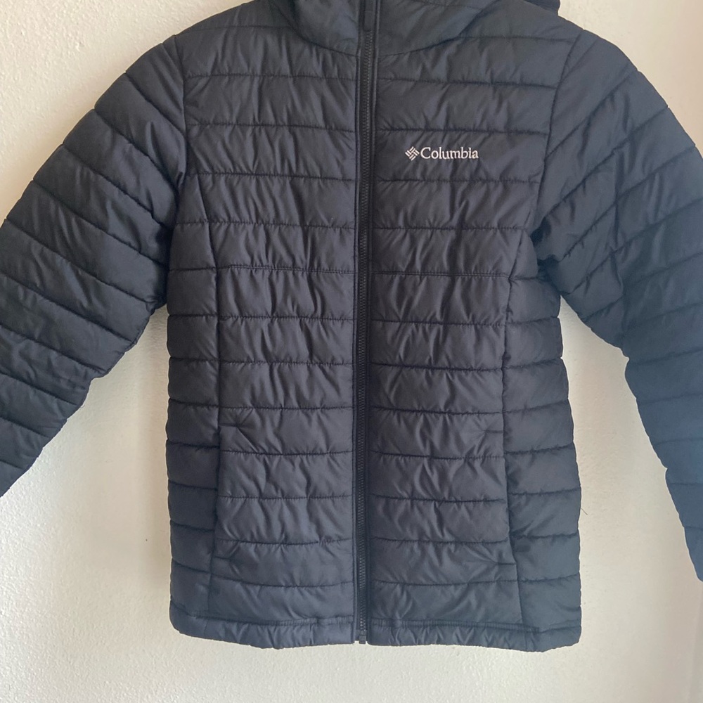 Columbia Kids Black Powderlite Jacket with omniheat M (10/12)